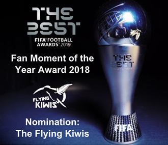 New Zealand Fans Nominated at FIFA Best Awards 2018